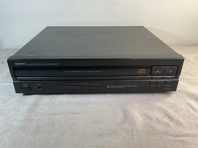 Reproductor de CD Denon DCM-320 PCM Audio Tech/Cambiador 5 discos sonidos excelentes sin control remoto Foto 1 de 4