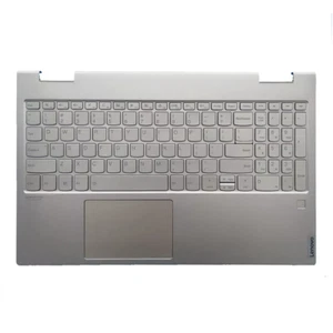 For Lenovo Yoga C740-15IML Palmrest With Backlit US Keyboard Touchpad 5CB0U43851 - Picture 1 of 2