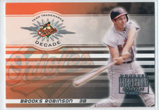2003 Donruss Signature Team Trademarks Decade Card #5 Brooks Robinson /10