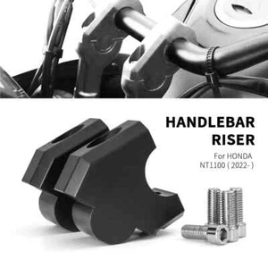 Motorcycle Handlebar Riser Drag Clamp Extend Adapter For HONDA NT1100 2022- - Picture 1 of 17