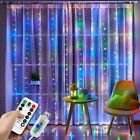 300 Led Curtain Fairy Lights Usb String Hanging Wall Lights Wedding Party Remote