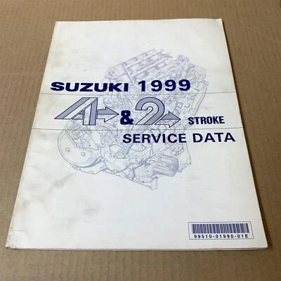 Suzuki 1999 4 Four 2 Two Stroke Service Data Book Manual Genuine 99510-01990-01E - Image 1 of 4