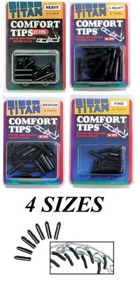 TITAN RUBBER(VINYL)TIPS for DOG CHOKE PRONG Pinch No-Pull TRAINING COLLAR LINK-4 Sizes