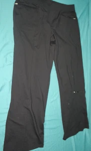 Leggings Magallanes Negros Yoga, Correr, Fitness Talla L Bolsillos Pierna Ancha (B8) - Imagen 1 de 3