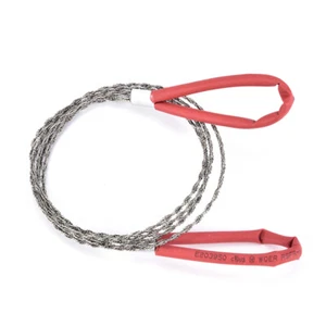 1PC outdoor camping hiking manual hand steel rope chain saw portable practic X❤F - Picture 1 of 7