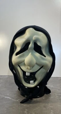 Rubies Frankenstein ?  Halloween Costume Mask With Black Hood Goofy Face - Image 1 of 4