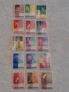 Sellos República de Indonesia 1962 Juegos Asiáticos IV - Imagen 1 de 8
