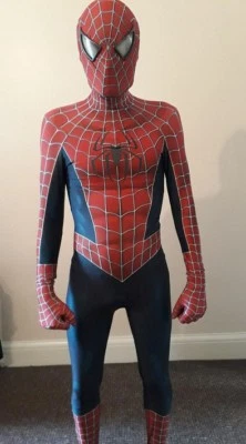 Original Toby Spiderman Costume Hallween Cosplay Spandex Zentai Suit Adult/Kids - Image 1 of 4