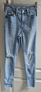 GIRLS OLD NAVY DISTRESSED ROCKSTAR 360 STRETCH HIGH-RISE JEGGINGS - 12 - NWOT! - Picture 1 of 5