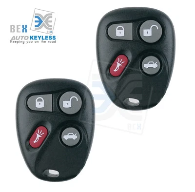 2 Replacement Keyless Remote Key Fob for 2001-2005 Pontiac Bonneville / Grand Am - Image 1 of 3