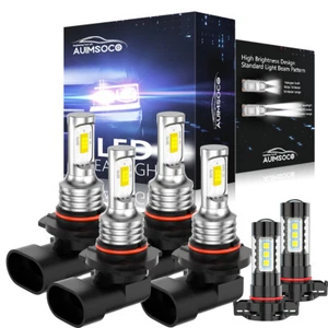 Kit combinado de faros LED + bombillas antiniebla A++ para Dodge Journey 6000K 2010-2019 - Imagen 1 de 12