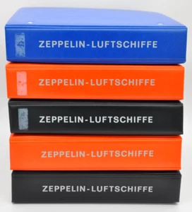 La gran época de los dirigibles Zeppelin colección de recibos especiales en 5 volúmenes - Imagen 1 de 24