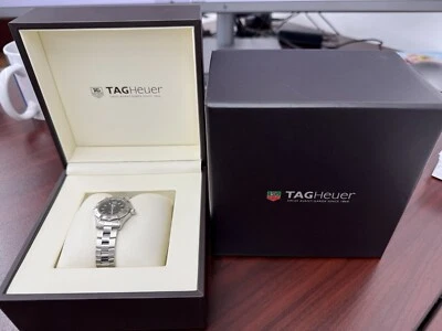 RELOJ TAG HEUER - AQUARACER WAF1410 - ESFERA NEGRA 27MM - ACERO INOXIDABLE DAMAS Foto 1 de 4