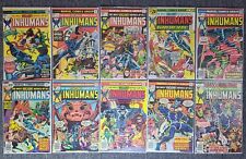 Inhumans 1 2 3 4 5 6 7 8 9 10 Comic Black Bolt Blastaar 1st 1975