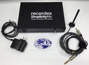 RECORDEX SIMPLICITY MIC ST-MIC-RF WIRELESS SYSTEM RF CLASSROOM MICROPHONE - Picture 1 of 6