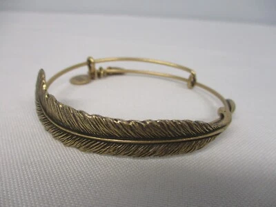 PULSERA BRAZALETE PLUMAS PLUMA TONO DORADO ALEX & ANI Foto 1 de 3
