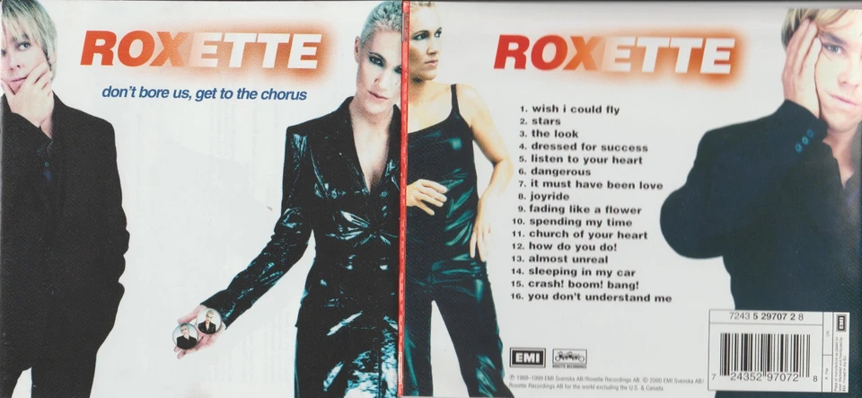 Roxette * Don't bore us - Get to the Chorus * Greatest Hits * CD-Album, 2000 - Bild 1 von 1
