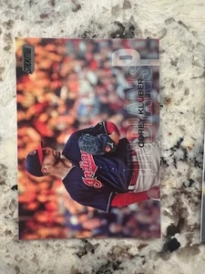 2018 TOPPS MLB BASEBALL STADIUM CLUB BLACK FOIL CARD INDIANS COREY KLUBER #41 - Picture 1 of 1