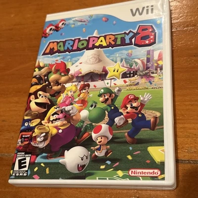 Mario Party 8 Nintendo Wii Complete in Box CIB Game Case Instruction Booklet - Image 1 of 4