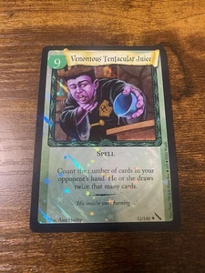 Harry Potter TCG Chamber of Secrets Venomous Tentacular Juice 52/140 Foil Holo - Picture 1 of 3