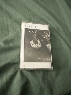 HANK WILLIAMS III Risin' Outlaw Cassette Tape 1999 New Sealed Curb Records RARE - Image 1 of 3