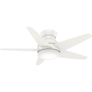 Casablanca Isotope 44" Premium Low Profile Ceiling Fan - Fresh White, 59350 - Picture 1 of 11