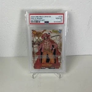 2024 One Piece OP09-Alternate Art #118 Gol D. Roger PSA 10 GEM MINT - Picture 1 of 2
