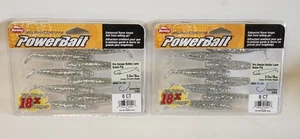 Berkley Power Bait Grass Pig Crazy Chrome Violet 3.5in 8 count New - Foto 1 di 3