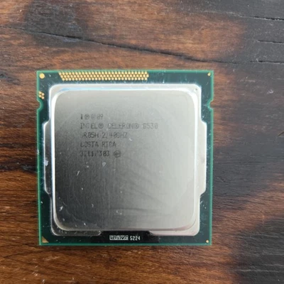 Intel Celeron G530 processor LGA 1155 2.40GHz/2MB/5GT/s (SR05H) + heatsink/fan - Image 1 of 3