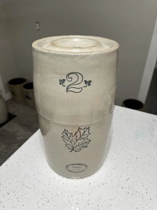 Batidora Monmouth de 2 galones Western Stoneware Company con tapa - Imagen 1 de 8