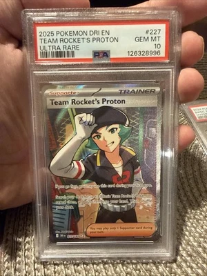 Pokémon TCG Team Rockets Proton Full Art Card 227/182 Sv10: Destined Rivals - Image 1 of 2