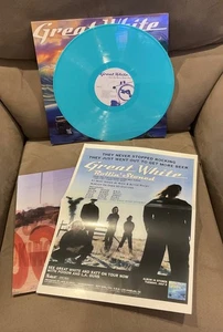 Great White ‘Can’t Get There From Here’ COLOR Vinyl LP Eu Import, MINT - Picture 1 of 4