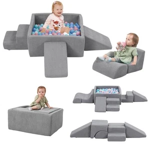 Baby Climbing Blocks with Ball Pit,6PCS Foam Climbing Toys for toddlers 1-3 I... - Picture 1 of 6