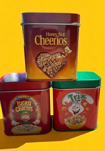 Yankee Candle Cereal Scented Candle Set Trix Honey Nut Cheerios Lucky Charms - Picture 1 of 6