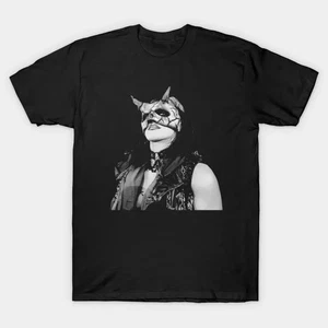 Camiseta negra WWE Rhea Ripley The Mask 2025 - Imagen 1 de 5