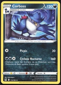 Carte Pokémon Corboss 115/196 Origine Perdue Français - Picture 1 of 2