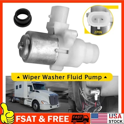Bomba de fluido limpiaparabrisas limpiaparabrisas para camión Peterbilt 365 387 Kenworth T680 B Foto 1 de 4