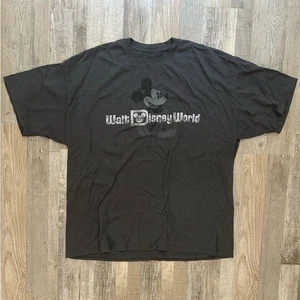 Mickey Mouse T-Shirt Disney World Parks Gray Authentic Faded Graphic Tee Sz 3XL - Picture 1 of 4