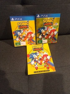Sonic Mania Plus Sony Playstation 4 PS4 Video Game **Rare with Manual - Picture 1 of 2