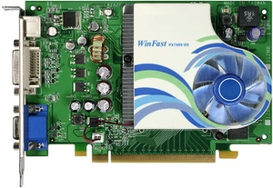 Winfast PX7600GS TDH 128 MB Video Graphics Card PX 7600 GS TDH - Afbeelding 1 van 1