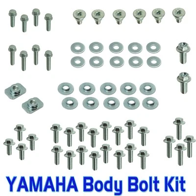 Bolt Kit Yamaha YZ YZF body fenders seat 80 85 125 250 250F 400 450 450F - Image 1 of 4