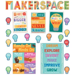 Carson Dellosa Education Makerspace Bulletin Board Set, 33 Pieces - Picture 1 of 1