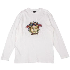 VERSACE JEANS COUTUR Logo Medusa Embroidery T Shirt Size S(K-146139) - Picture 1 of 12