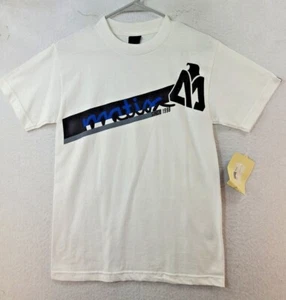 Matix Graphic White Cut N Paste Short Sleeve T-shirt Mens Small - Picture 1 of 9