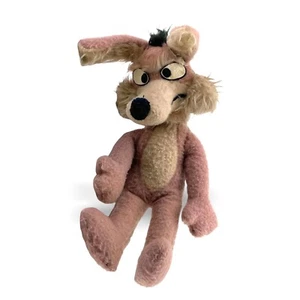 17” Vintage 1971 Mighty Star Warner Brothers Bros. Wylie Wile E. Coyote Plush - Picture 1 of 11