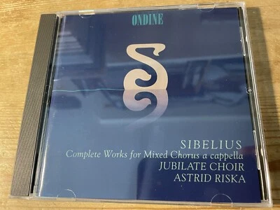 SIBELIUS/RISKA/JUBILATE CHOIR: COMPLETE WORKS FOR A CAPELLA CHOIR 1993 Ondine CD - Image 1 of 2