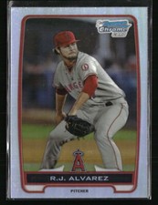 R.J. Alvarez 2012 Bowman Draft Picks & Prospects Refractor #BDPP46 Baseball