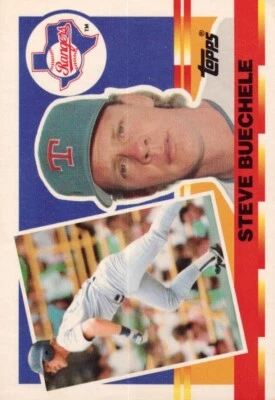 1990 Topps Big Baseball Steve Buechele #63 - Image 1 of 2