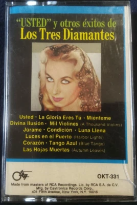 LOS TRES DIAMANTES ~ "USTED" y OTROS EXITOS ~ VINTAGE CASSETTE ~ EX/EX - Image 1 of 3