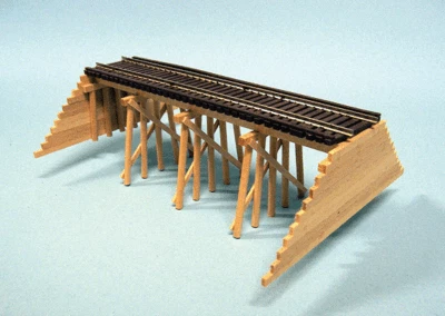 Blair Line LLC #167 HO Scale Open Deck Timber Trestle Kit NIB - Image 1 of 3